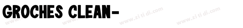 GROCHES CLEAN字体转换
